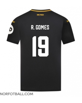Billige Fotballdrakt Wolves Rodrigo Gomes #19 Replika Bortedrakt 2024-25 Kortermet